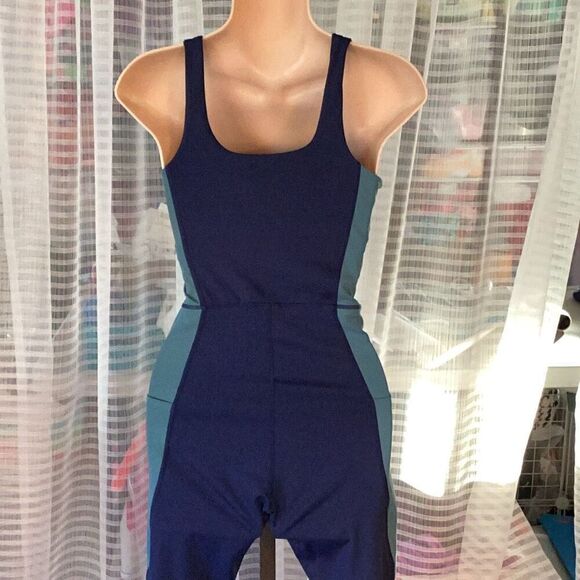 Move Theology Colorblock Athletic One Piece Bodysuit Women’s Small Jumpsuit - Picture 6 of 8